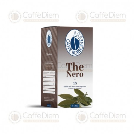 CAFFE' BORBONE 18 BLACK TEA ESE PAPER PODS 44 mm
