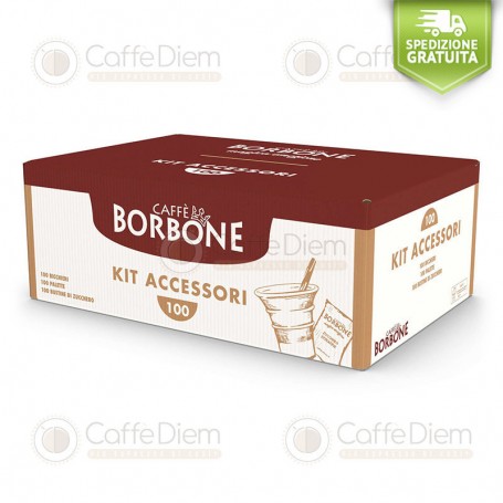Accessory Kit with 100x Coffee Cups, Stirrers and Sugar Bags