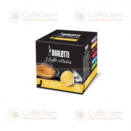 Original Bialetti Venezia Box of 16 Coffee Capsules