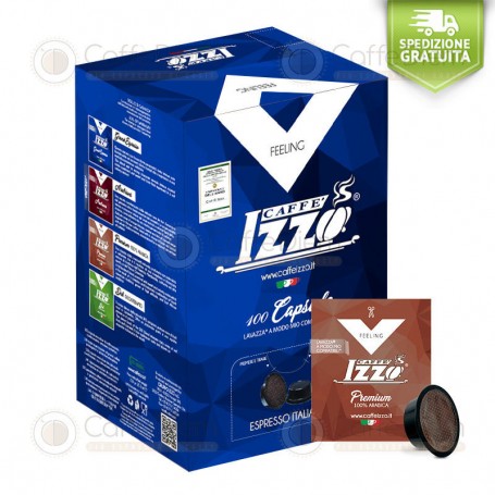 Izzo PREMIUM 100% ARABICA 100 Capsule Compatibili Lavazza A Modo Mio