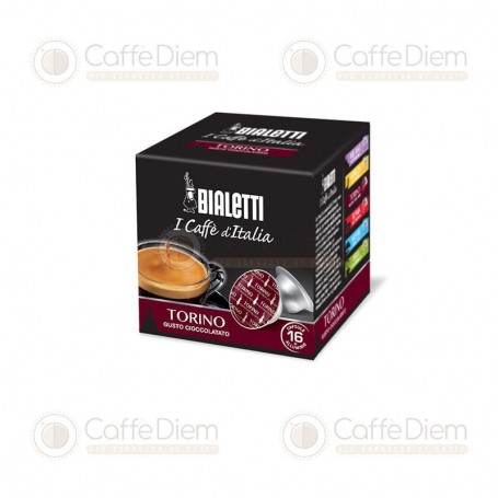 Original Bialetti Torino Box of 16 Coffee Capsules