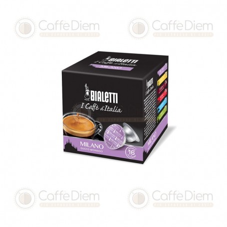 Original Bialetti Milano Box of 16 Coffee Capsules