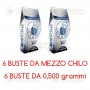 Borbone Caffè in Grani 3Kg Miscela Blu - BUSTA 0,500 grammi