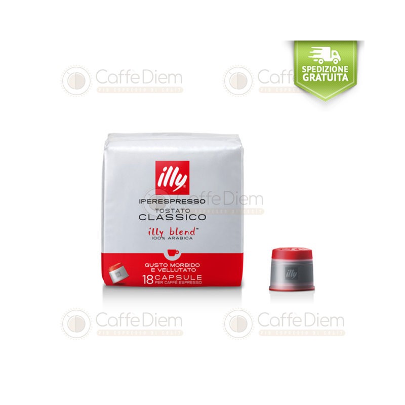 324 Capsule illy iperespresso Tostato Classico in Offerta