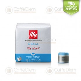 illy iperespresso 216 Coffee Capsules Decaffeinated Decaf