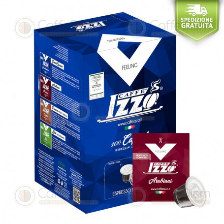 Izzo Arabians 100 Capsule Compatibili NESPRESSO