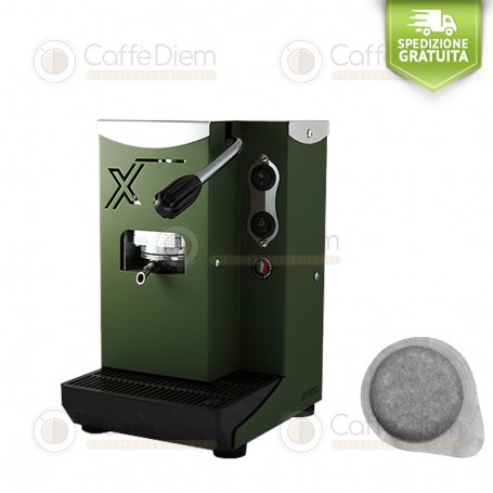 Macchina Caffè Aroma modello X a Cialde - VERDE MILITARE
