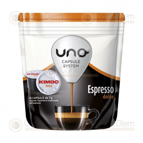 Kimbo Uno System Dolce - Pack of 96 Coffee Capsules