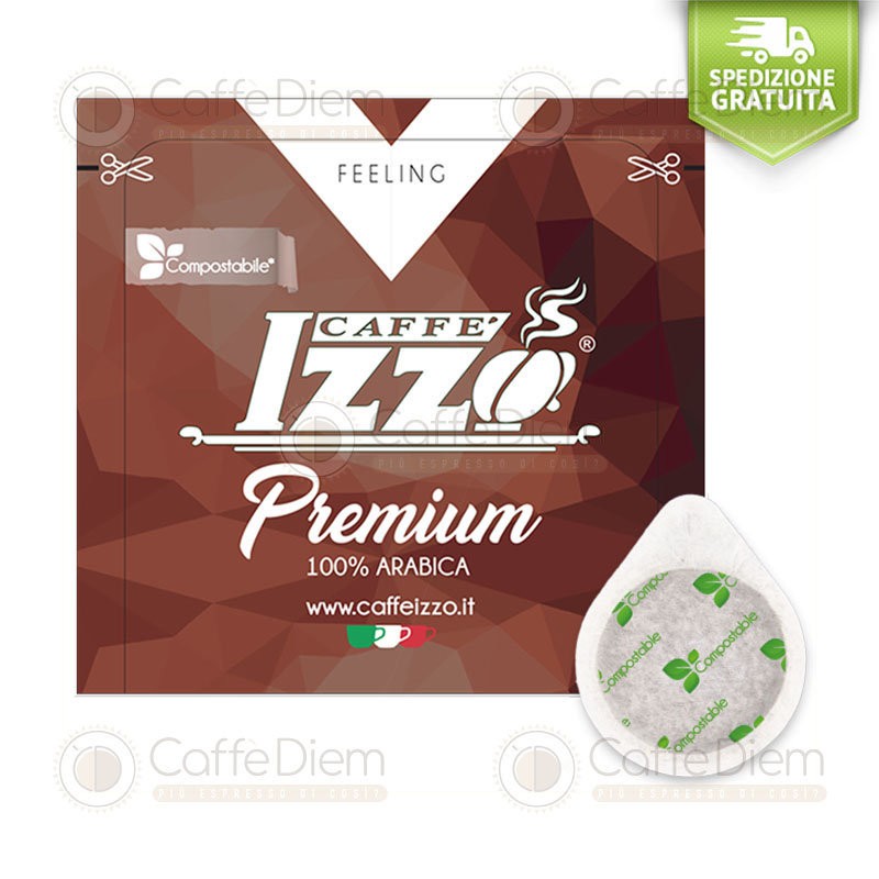 600 Cialde Cialda Caffè Izzo Carta Ese 44mm DEK DECA