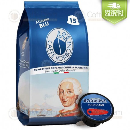 capsule cialde dolce gusto borbone blu