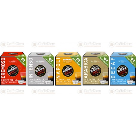 KIT ASSAGGIO Vergnano Capsule Compatibili A Modo Mio 128