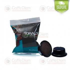 TORALDO 600 COFFEE CAPSULES COMPATIBLE A MODO MIO DECAFFEINATED