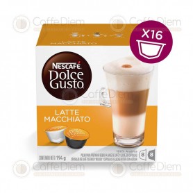 Nescafé Dolce Gusto Latte Macchiato - Pack of 16 Coffee Capsules