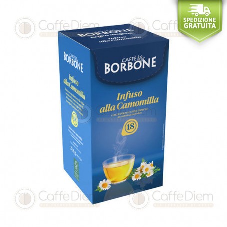 CAFFE' BORBONE 18 CHAMOMILE ESE PAPER PODS 44 mm