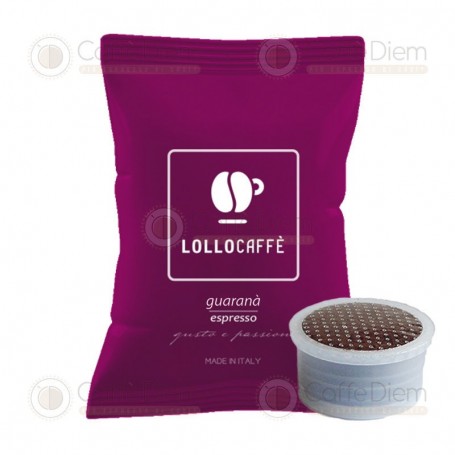 Lollo Coffee Capsules Compatible with Espresso Point - Box of 30 Capsules Guaranà