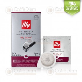 illy ESE Paper Pods 44mm DARK ROAST 100% Arabica - Pack of 18 Coffee Pods