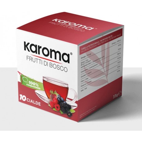 Tisana in cialde ai Frutti di Bosco