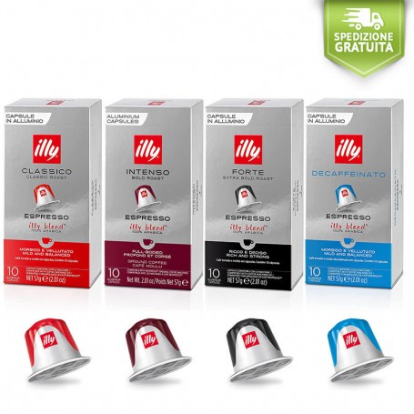 100 Capsule Nespresso illy Compatibili KIT PROVA