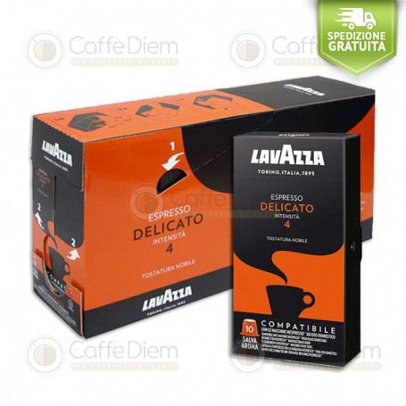 Lavazza Delicato 100 Capsule compatibili Nespresso