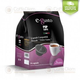 POP CAFFE' ARABICA.3 BLEND-BOX OF 80 CAPSULES COMPATIBLE WITH NESCAFE'* DOLCE GUSTO