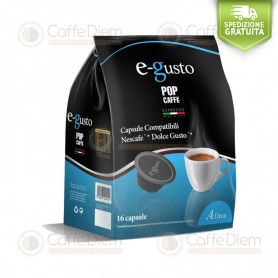 POP CAFFE' DECA.4 BLEND-BOX OF 80 CAPSULES COMPATIBLE WITH NESCAFE'* DOLCE GUSTO.