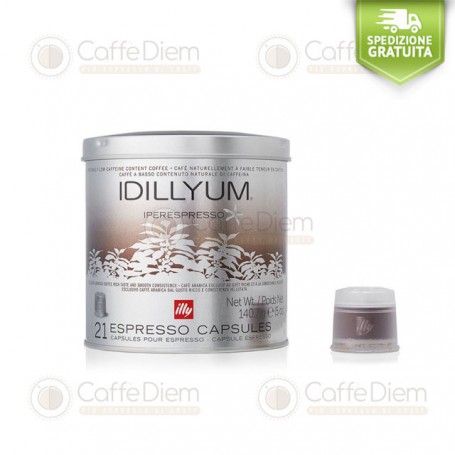 illy iperEspresso 18 Coffee Capsules Idillyum 100% Arabica
