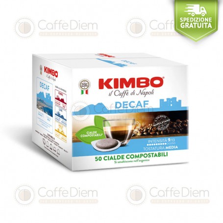 Cialde Kimbo 150 Miscela DECAFFEINATO DEK BAR