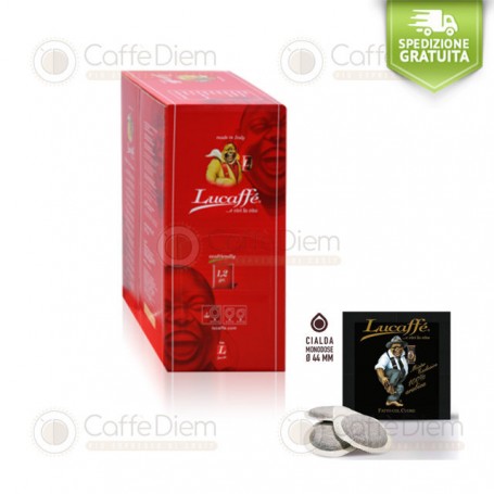 LUCAFFE' 150 PODS ESE 44mm 100% ARABICA BLEND MR. EXCLUSIVE COMPOSTABLE