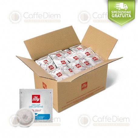 200 illy Coffee Espresso Pods DECAF DEK
