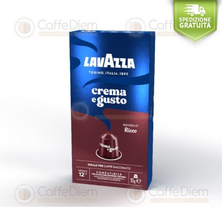 Capsule Lavazza compatibili Nespresso Crema e Gusto RICCO