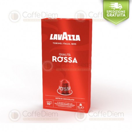 Capsules Lavazza compatible Nespresso Qualità Rossa