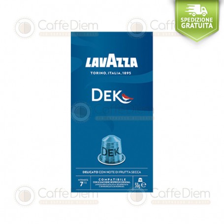 Capsule Lavazza compatibili Nespresso DEK