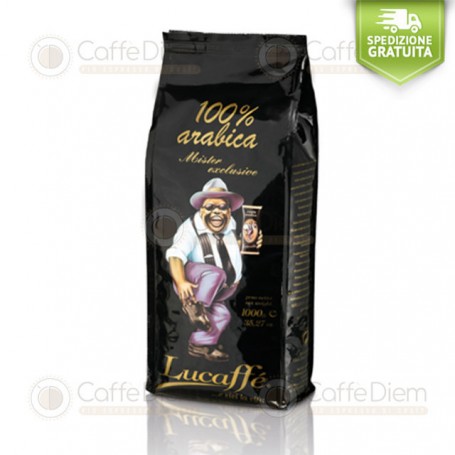 Lucaffe' beans 3Kg  Mr. Exclusive blend 100% of Arabica