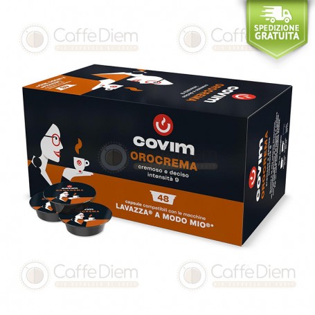 Covim 192 Capsule Compatibili Lavazza A Modo Mio Orocrema