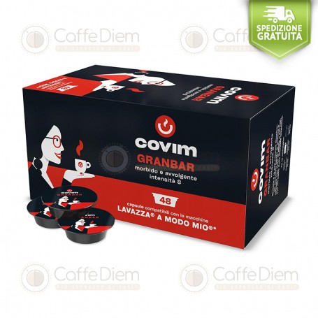 OFFERTA CAPSULE COVIM A MODO MIO GRANBAR