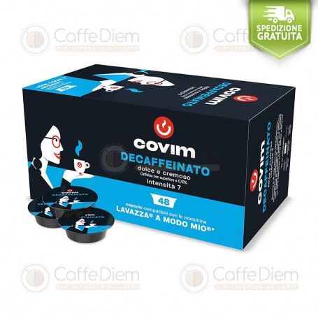 Covim 288 Capsule Compatibili Lavazza A Modo Mio Decaffeinato