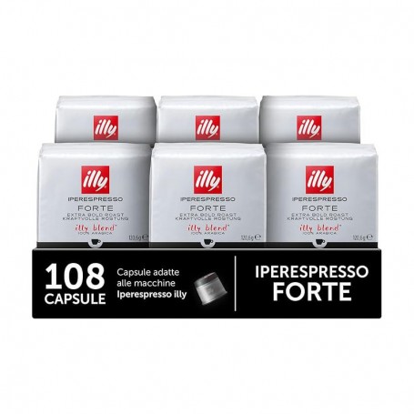 illy iperespresso Coffee Capsules FORTE Roast