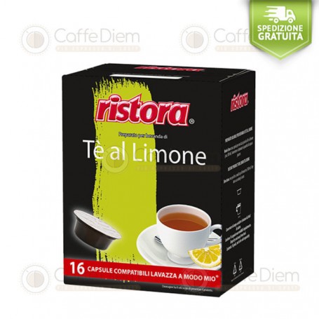 Capsule Cialde Ristora Tè Limone per Lavazza A Modo Mio