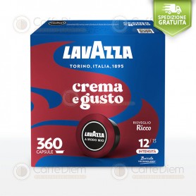 Lavazza A Modo Mio Crema e Gusto Ricco 360 Coffee Capsules
