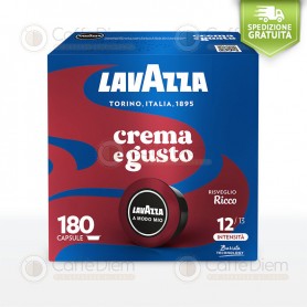 Lavazza A Modo Mio Crema e Gusto Ricco Box of 36 Coffee Capsules