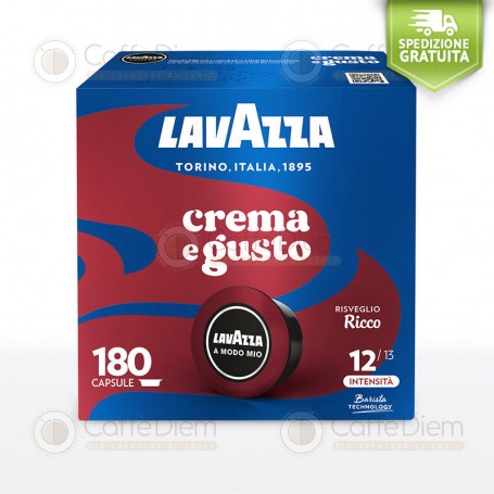Lavazza A Modo Mio Crema e Gusto Ricco Box of 36 Coffee Capsules