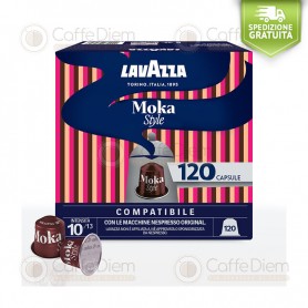 Capsule Lavazza 120 compatibili Nespresso MOKA STYLE