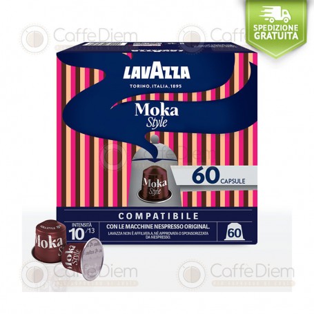Capsules Lavazza 60 compatible Nespresso Moka Style