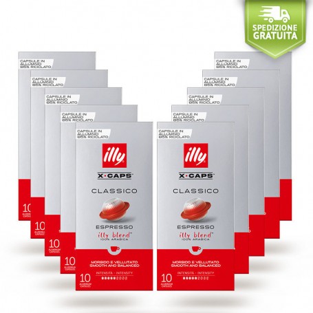 illy XCaps 100 Coffee Capsules CLASSICO Roast
