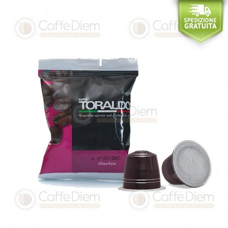Toraldo 100 Coffee Capsules Nespresso Compatible Classic Blend