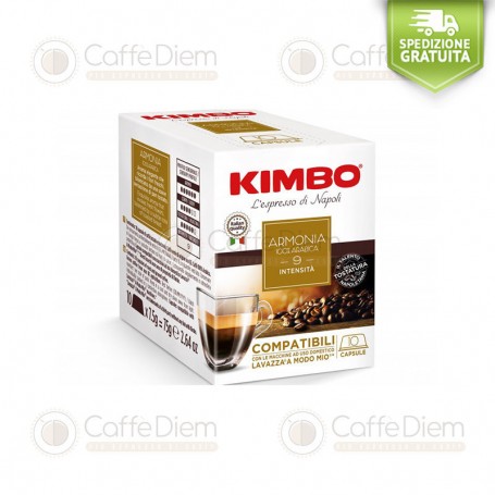 80 Capsule Compatibili Kimbo A Modo Mio ARMONIA ARABICA